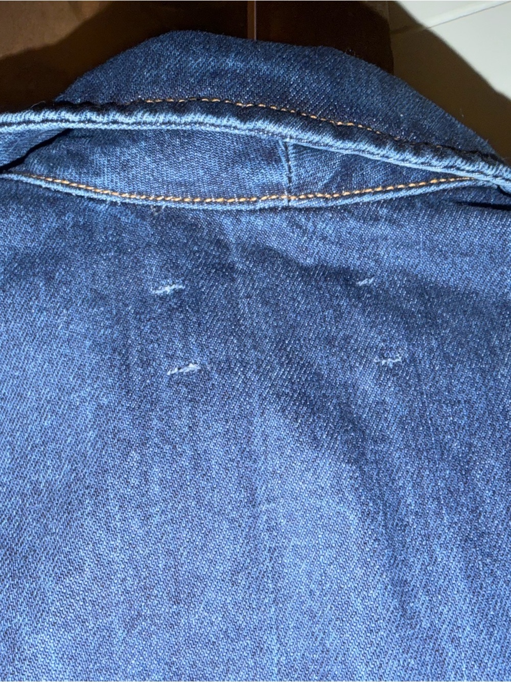 Bonpoint Navy Denim Jacket with Cream Tag - Picture 4 of 4